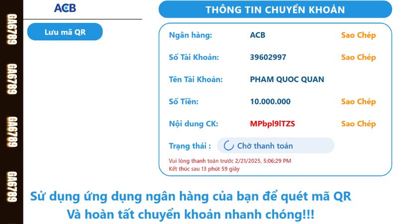 Lưu ý một số điểm quan trọng để nạp tiền Ga6789 suôn sẻ